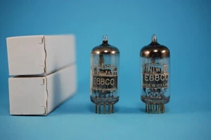 Par emparejado Philips E88CC probado SQ doble triodo tubos pasador dorado - Imagen 1 de 9