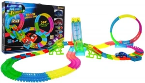 Kinderrennbahn Auto Rennbahn fluo Rennstrecke Komplettset Looping 2 autos - Bild 1 von 7