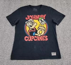 Johnny Cupcakes Shirt Mens Large Popeye Special Mix Official Collab Adult A16 - Picture 1 of 11