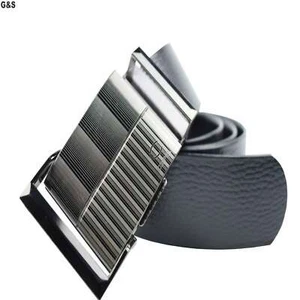 new mens leather belt elegant boyfriend jeans trousers buckle shorts fashion dad - Picture 1 of 3