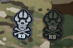 Milspec Monkey MSM PVC Morale Patch -Canine K9 Handler -3" -Urban OR Forest -NEW - Picture 1 of 7