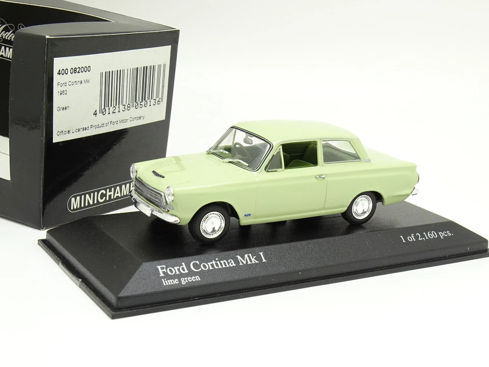 Minichamps 1/43 - Ford Cortina Mki Verde 1962 - Immagine 1 di 1