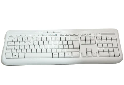 Microsoft 600 Wired Keyboard - AZERTY - French - White (IL/RT6-22176-ANB-0002... - Image 1 of 3