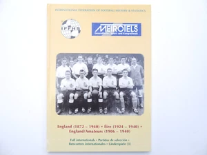 IFF Football History & Statistics England 1872-1940 Eire 1924-1940 +Eng Amateurs - Picture 1 of 3