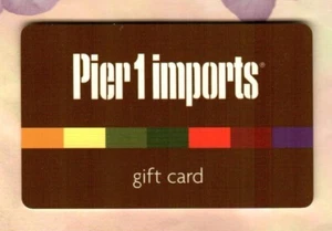 PIER 1 IMPORTS Bar of Different Colors ( 2005 ) Gift Card ( $0 ) - Picture 1 of 1