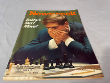 Vintage Newsweek 31 juillet 1972 Bobby Fisher Bobby's Next Move échecs