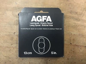 NEW IN BOX VINTAGE AGFA EMPTY 5 INCH SPOOL NOS - Picture 1 of 4