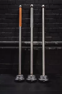 Magic Macebells - Adjustable mace for 1" plates- 105cm- Stainless- WITH VARIANTS - Picture 1 of 25