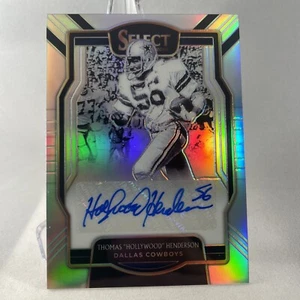 Thomas "Hollywood" Henderson 2019 Panini Select Auto 029/199 Dallas Cowboys - Picture 1 of 3