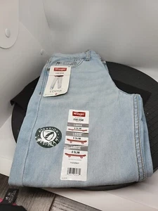 Wrangler Boys Size 8 Slim  Loose Fit Jean 100% Cotton NEW - Picture 1 of 9