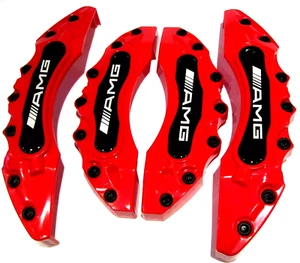 Brake Caliper Covers for Mercedes 4Matic A B C E ML GL AMG GLA GLE CLK New16 - Picture 1 of 6