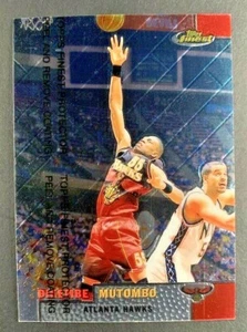 1999-00 Topps Finest - Dikembe Mutombo #57 Atlanta Hawks - w/Coating - Picture 1 of 2