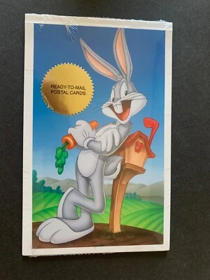 US Stamps SC# UX281a Bugs Bunny 20c Postal Cards Booklet of 10 MNH 1997 - Image 1 of 2