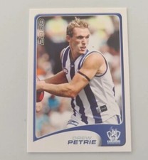 2008 HERALD SUN NORTH MELBOURNE DREW PETRIE COMMON #103 CARD AFL SELECT