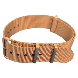NATO Strap Armband strap 18 mm einfarbig uni hell grau grey 8460 - Bild 1 von 1