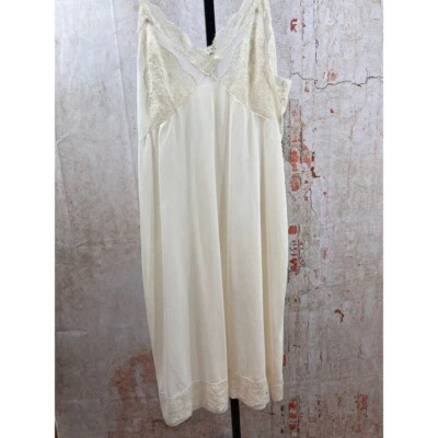 Croqueta femenina vintage Kayser talla 38 cintura marfil sin cordones encaje cabaña hecha en EE. UU. Foto 1 de 4