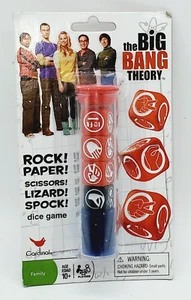 Big Bang Theory Rock Paper Scissors Lizard Spock Family Dice Game NIP New - Picture 1 of 3