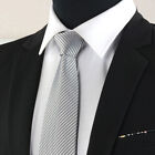 Mens Neckties Polyester Silk Ties Business Suit Jacket Business Striped Necktie♧
