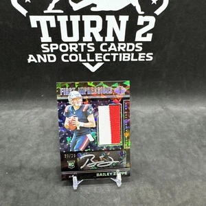 2022 Illusions First Impressions Bailey Zappe RC #106 Patch Auto /25 - Picture 1 of 2