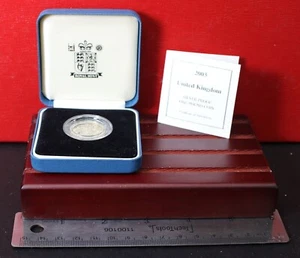 2003 UK .925 SILVER ONE POUND COIN. PROOF £1 IN ORIGINAL ROYAL MINT BOX COA #496 - Picture 1 of 8