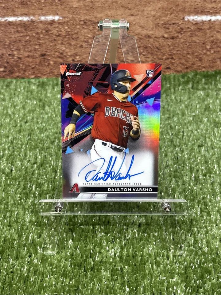 DAULTON VARSHO 2021 Topps Finest Auto Rookie FA-DV Diamondbacks & Jays - Image 1 of 4