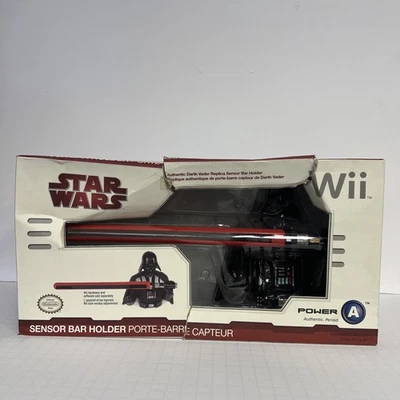 Autentico Star Wars Nintendo Wii Darth Vader sensore barra supporto sciabola luminosa ~ NUOVO - Immagine 1 di 4
