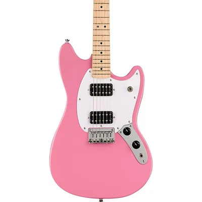Squier Sonic Mustang HH Maple Fingerboard Electric Guitar Flash Pink - Image 1 of 4