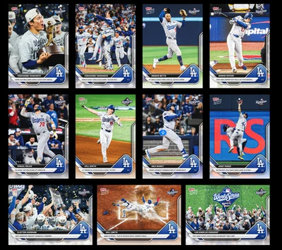 Paquete de 11 cartas WS LA Dodgers Juego 7 2025 MLB Topps AHORA Tarjetas 919-929 Preventa Foto 1 de 4