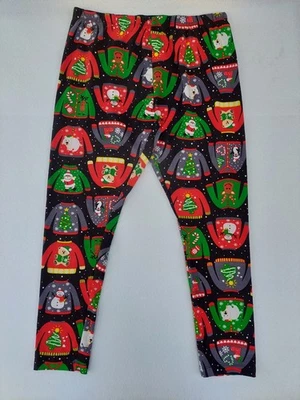 No Boundaries Brand Soft Leggings Size XL (15-17) Christmas/Holiday Theme - Image 1 of 4