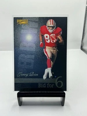 1996 Pinnacle - Bid For 6 Jerry Rice #190 - Image 1 of 3