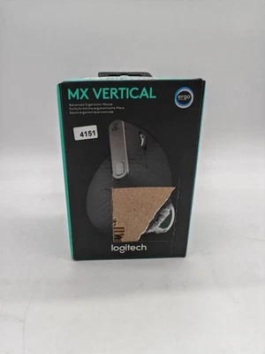 Logitech MX Vertical, Ergonomische Kabellose Maus, Bluetooth - USB-Dongle fehlt! - Bild 1 von 4