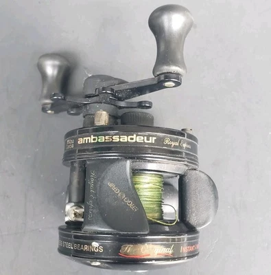 Abu Garcia Ambassadeur Original Royal Express Bait Cast Fishing Reel Round Knob - Image 1 of 4