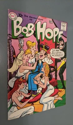 The Adventures of Bob Hope #58 En muy buen estado+/Bien- DC 1959 GGA Good Girl Art! Foto 1 de 4