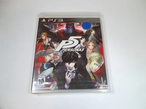 Persona 5 Sony PlayStation 3 2017 Nuevo Sellado de Fábrica PS3 Atlus - Imagen 1 de 2