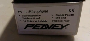 Peavey PV I Dynamic Microphone with 18"XLR to XLR Cable NIB - Picture 1 of 8