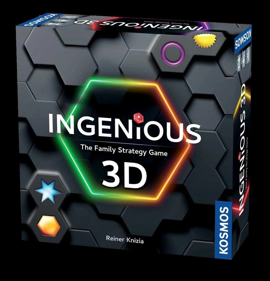 Thames & Kosmos Ingenious 3D: The Family Strategy Game, 3D Tile Placement Game,  - Image 1 of 2