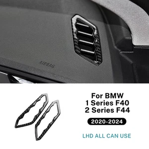 For BMW 2 Series F40 F44 20-24 Dashboard Air vent Trim Frame Black Carbon Fiber - Picture 1 of 9