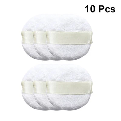  10 Pcs Houppette De Bébé Bouffée Cosmétique Maquillage Applicateur D'éponge - Image 1 of 4