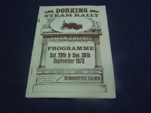 DORKING STEAM ENGINE RALLY PROGRAME 1973 - Picture 1 of 2