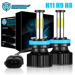 Faros LED H9 H11 6 Caras haz bajo 10000W 360000LM Blanco Super Brillante - Imagen 1 de 12
