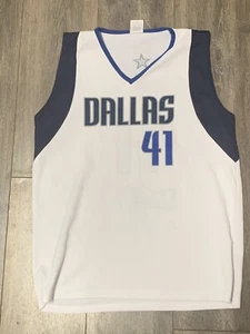 Jugend Medium Park Antony Pro Sport Dallas Mavericks #41 Dirk Nowitzki Trikot Mav - Bild 1 von 3