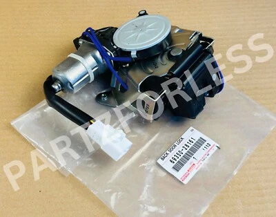 69350-28161 TOYOTA ПОДЛИННЫЙ OEM 08-13 Highlander 13-16 RAV4 ЗАМОК В СБОРЕ ЗАДНЯЯ ДВЕРЬ - Изображение 1 из 4