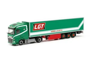 ,HERPA, DAF XG 4x2 con remolque de 3 ejes LGT Logistics, 1/87, HER317245 - Imagen 1 de 1