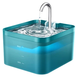 Fuente de Agua Automática 2.2L Gatos Fuente de Agua Verde para Gato - Imagen 1 de 8