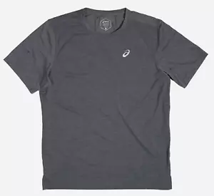 Mens Asics Dorai SS Performance Short Sleeve Top 2011A137 Gray - Picture 1 of 5