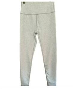 Leggings cálidos Kyodan Jacquard espiga sin costuras en gris marfil grandes nuevos con etiquetas - Imagen 1 de 7
