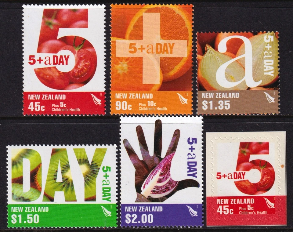 Nueva Zelanda 2006 Frutas y Verduras Completo Como Nuevo MNH Set SC 2076-2081 Foto 1 de 1