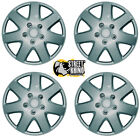 Silver Tempest 15" Wheel Cover Hub Caps Set Ideal For Vauxhall Tigra