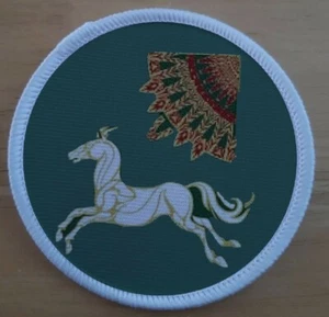 LOTR Rohan Horse Patch Badge 3" Sublimation - Picture 1 of 1