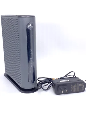 Motorola MG7540 Cable Modem AC1600 WiFi Router DOCSIS 3.0 Dual Band 16x4 12V DC - Image 1 of 4